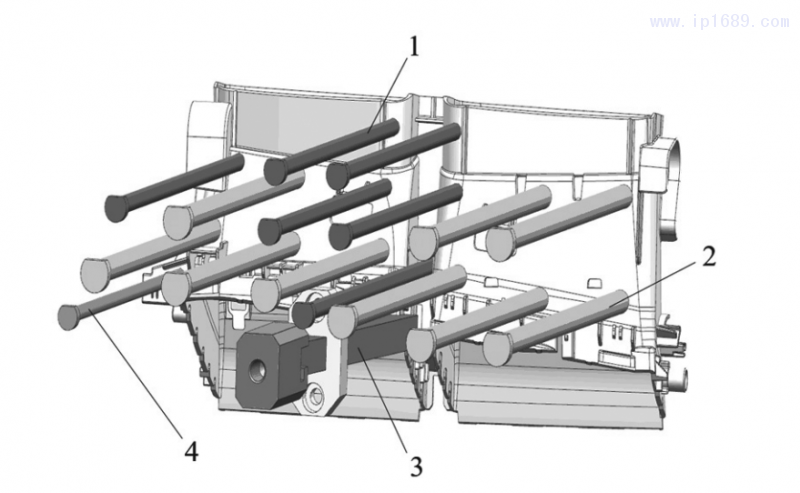 圖 8　頂出機構設計