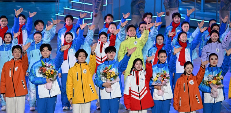 哈爾濱亞冬會(huì)圓滿閉幕，中國代表團(tuán)以32枚金牌領(lǐng)跑獎(jiǎng)牌榜